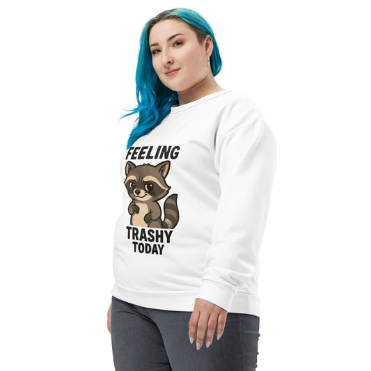 CrayCray Trash Panda Mood Recycled Sweatshirt (Unisex)