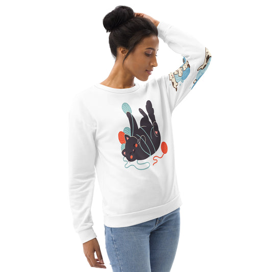 Neko Yarn Party Recycled Sweatshirt (Unisex)