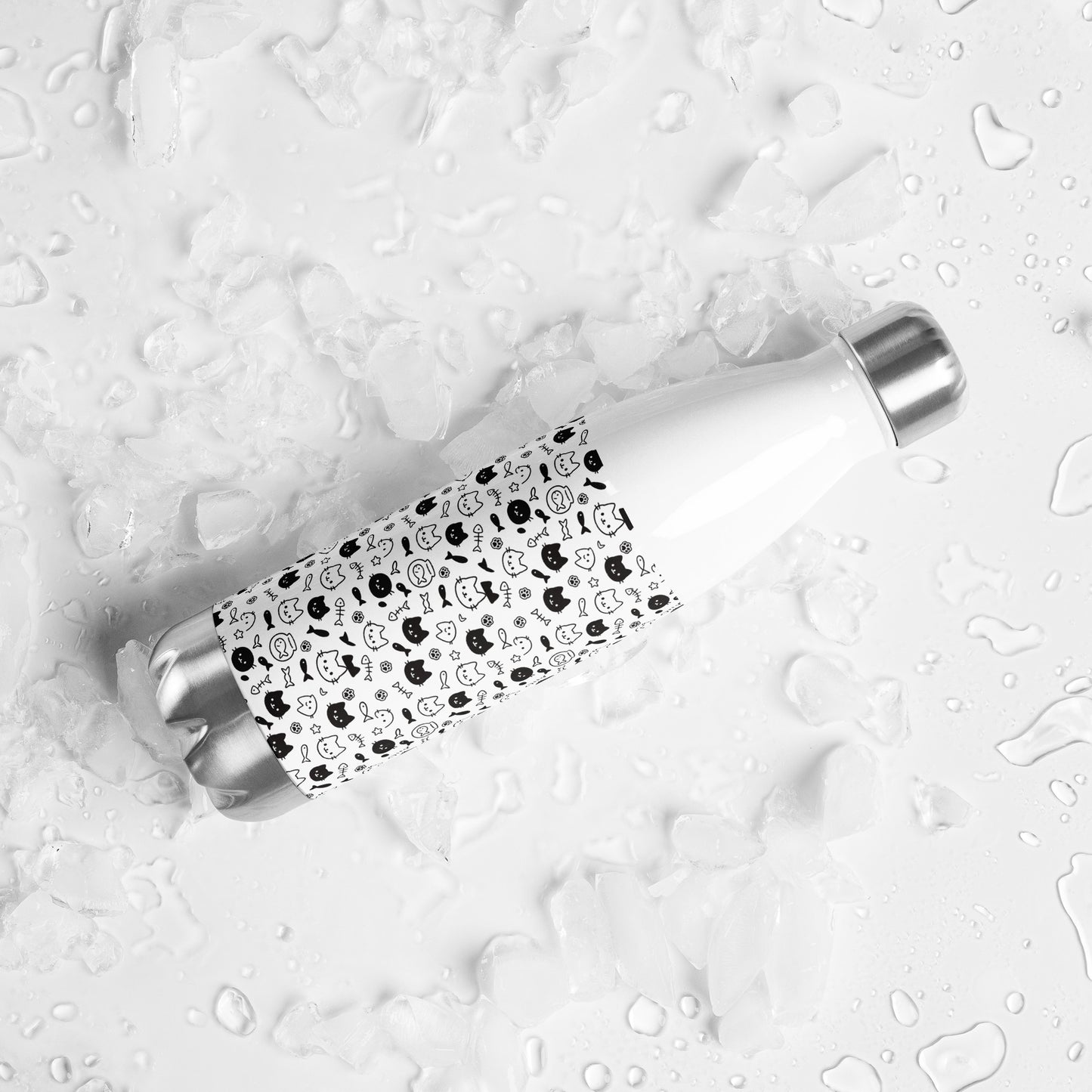 Neko Fishbone Fifi Stainless Steel Water Bottle