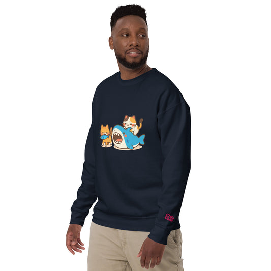 Sharkie Give Me The Fish Premium Sweatshirt (Unisex)