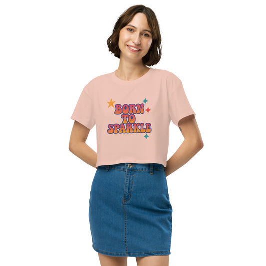 Born To Sparkle Crop Top