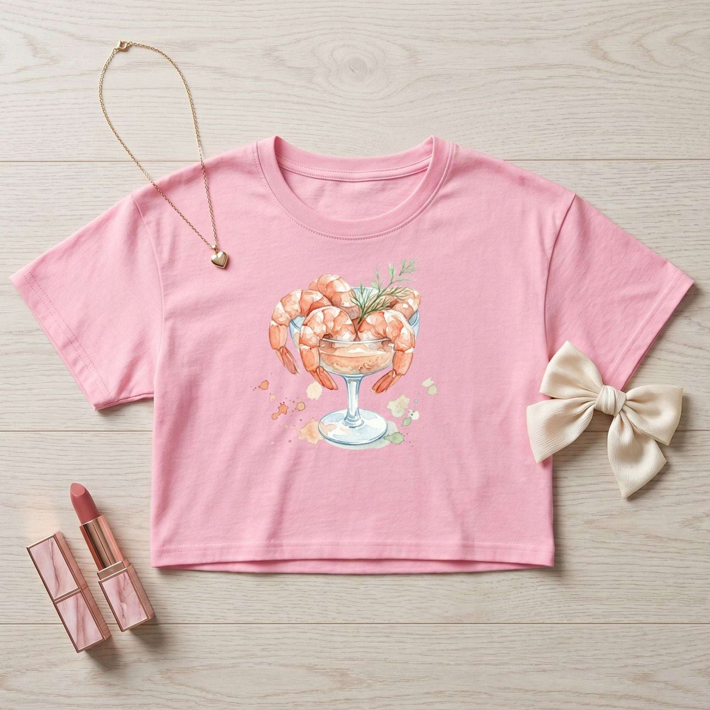 Prawn Cocktail Crop Top