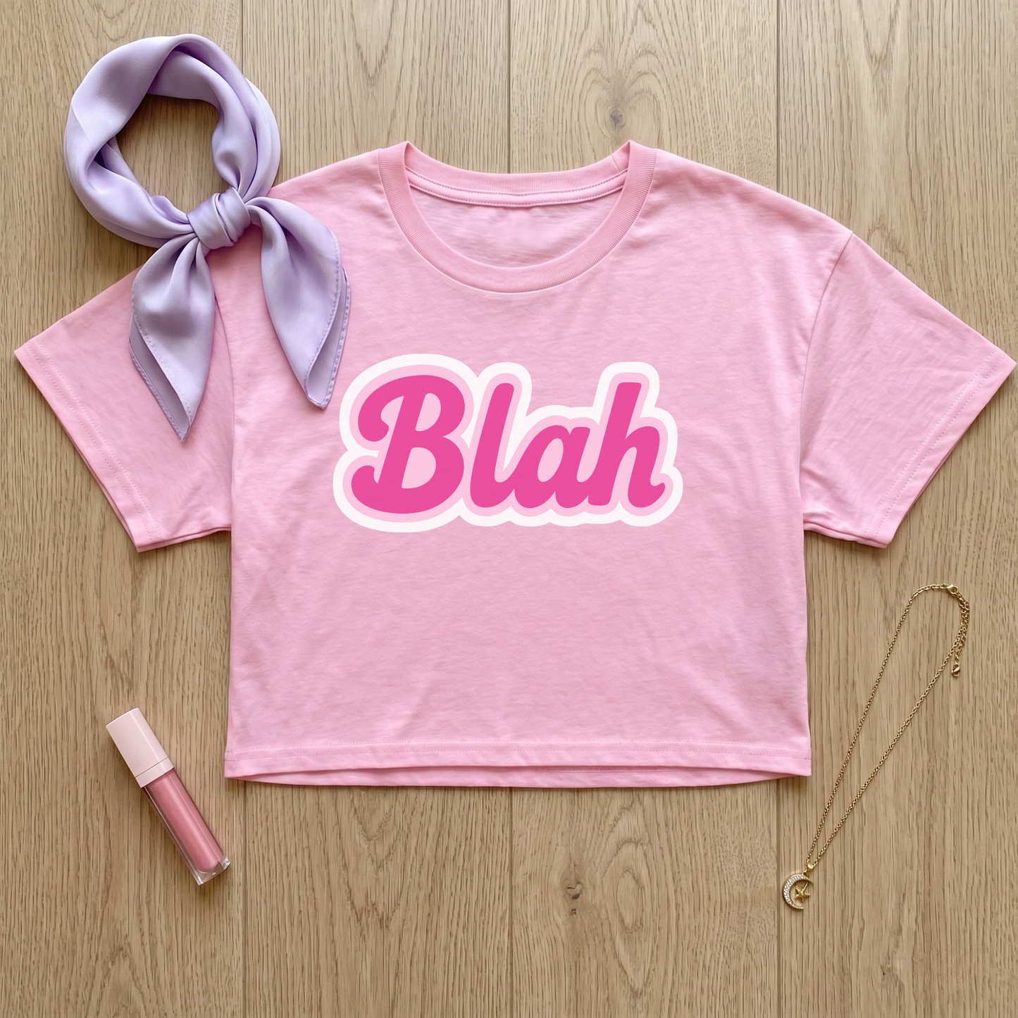Blah Crop Top