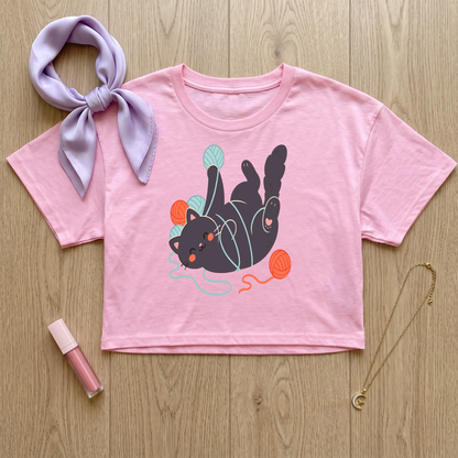 Neko Yarn Party Crop Top