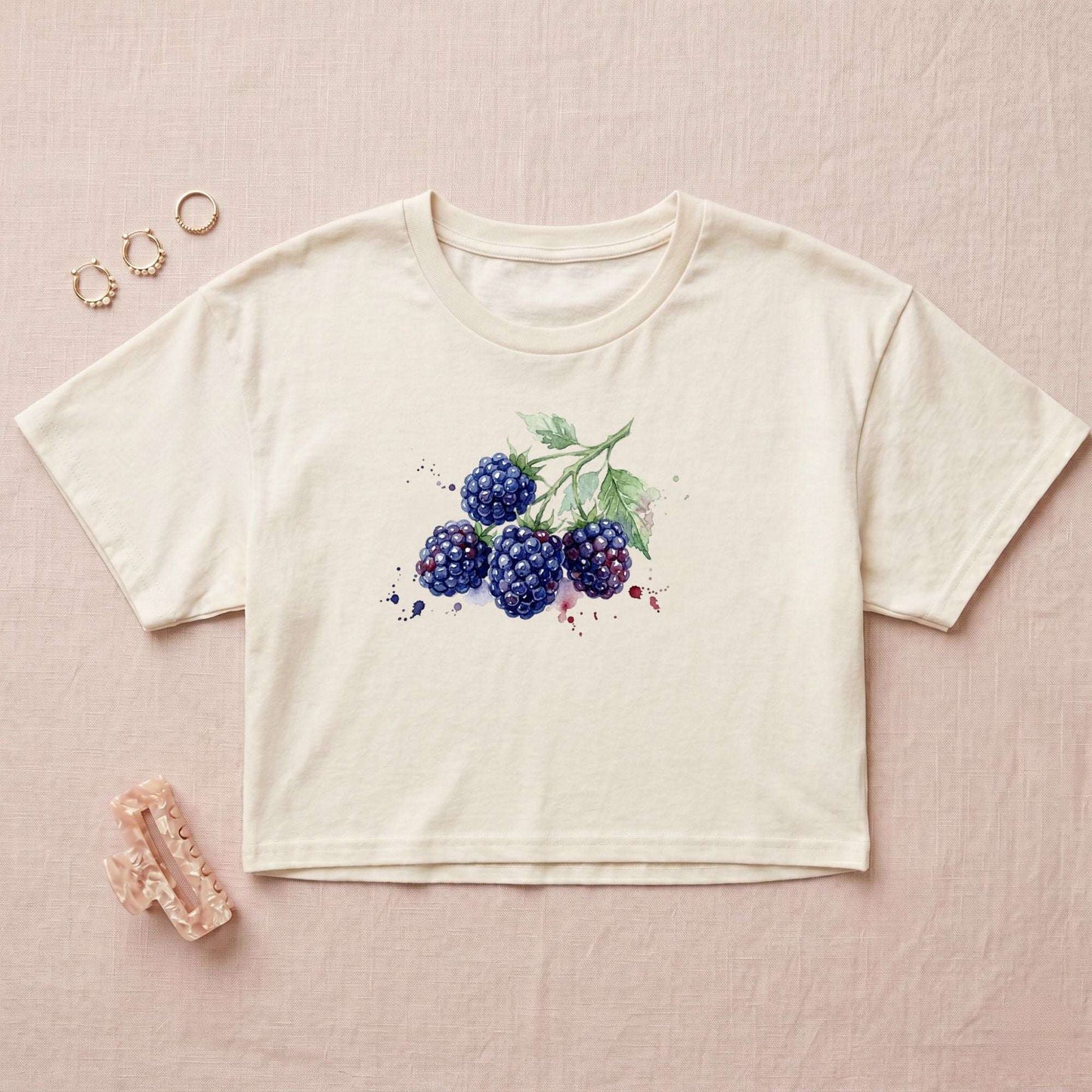 Raspberry Crop Top