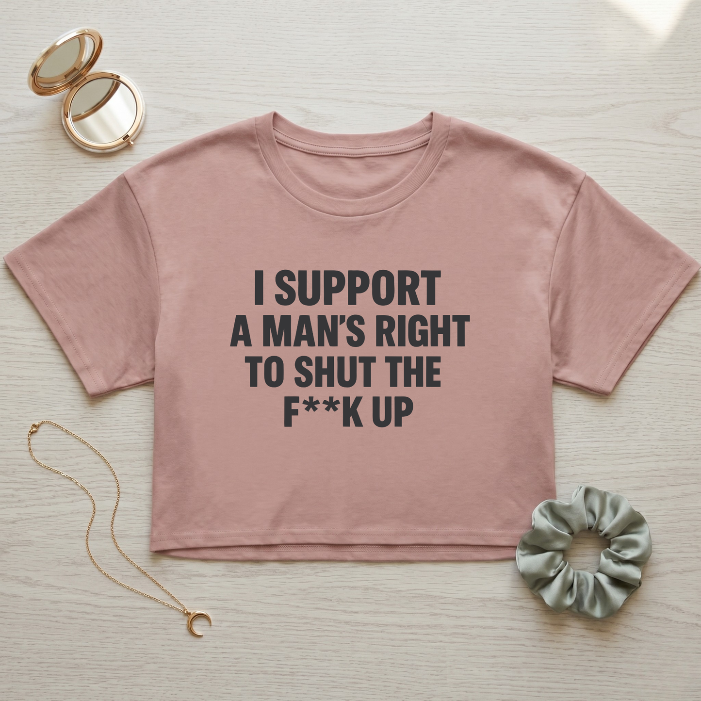 A Mans Right Crop Top