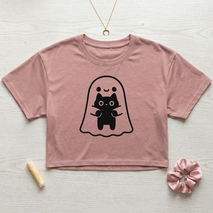 Neko Spooky Snuggle Crop Top