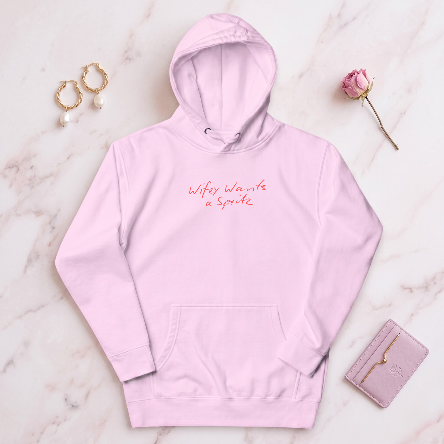 Wifey Wants A Spritz Premium Hoodie