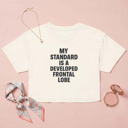 Frontal Lobe Crop Top