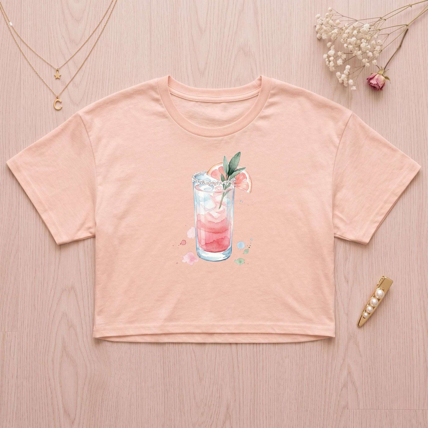 Pink Drink Crop Top