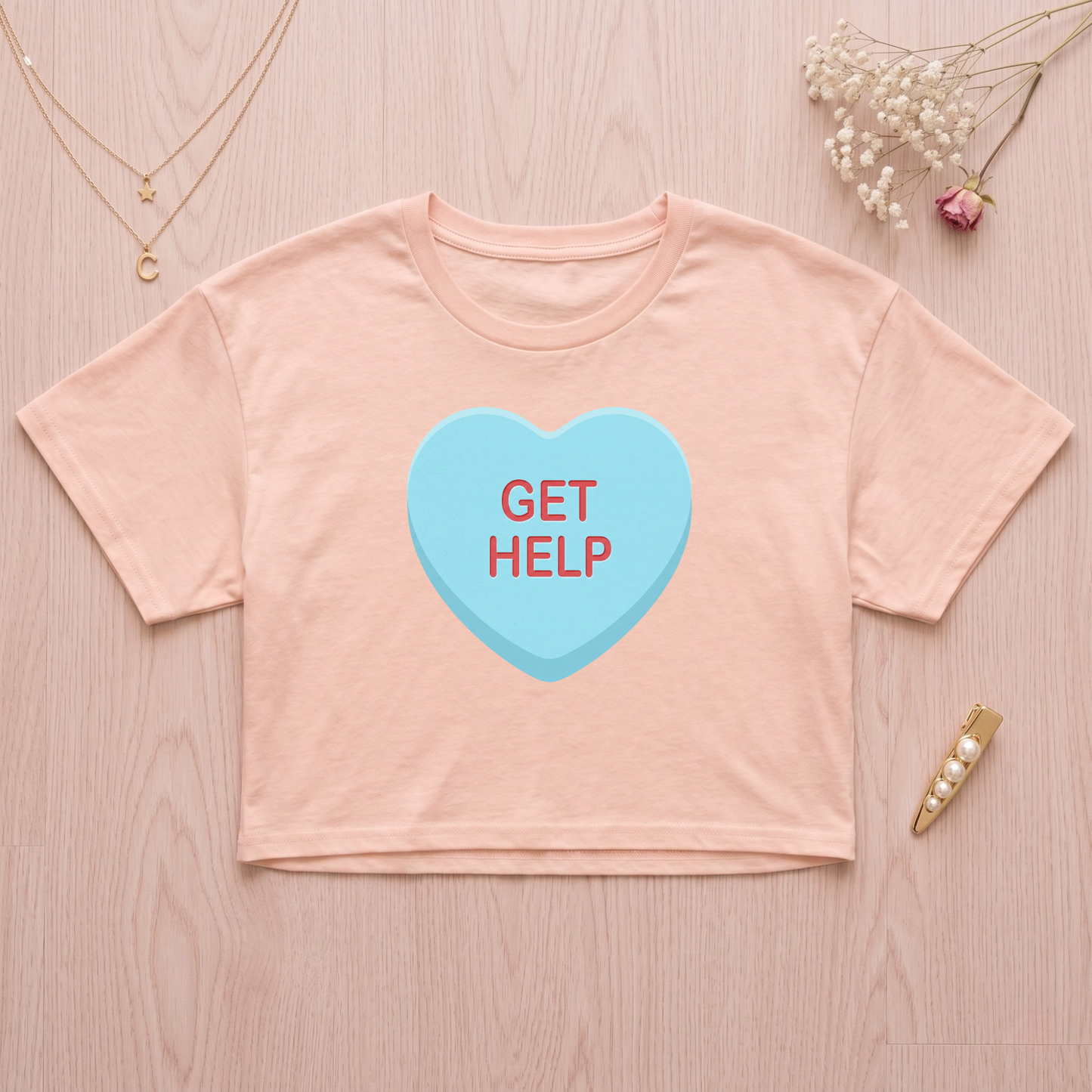 Get Help Loose Crop Top