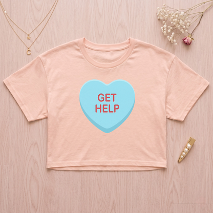 Get Help Loose Crop Top