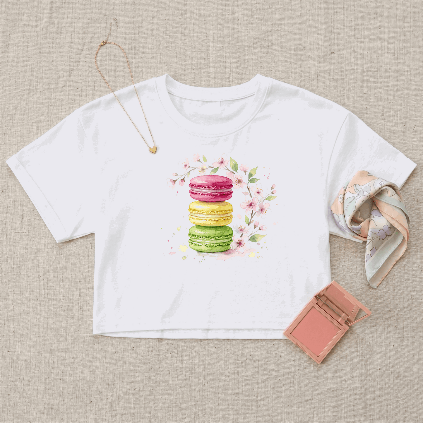 Macaroon Crop Top