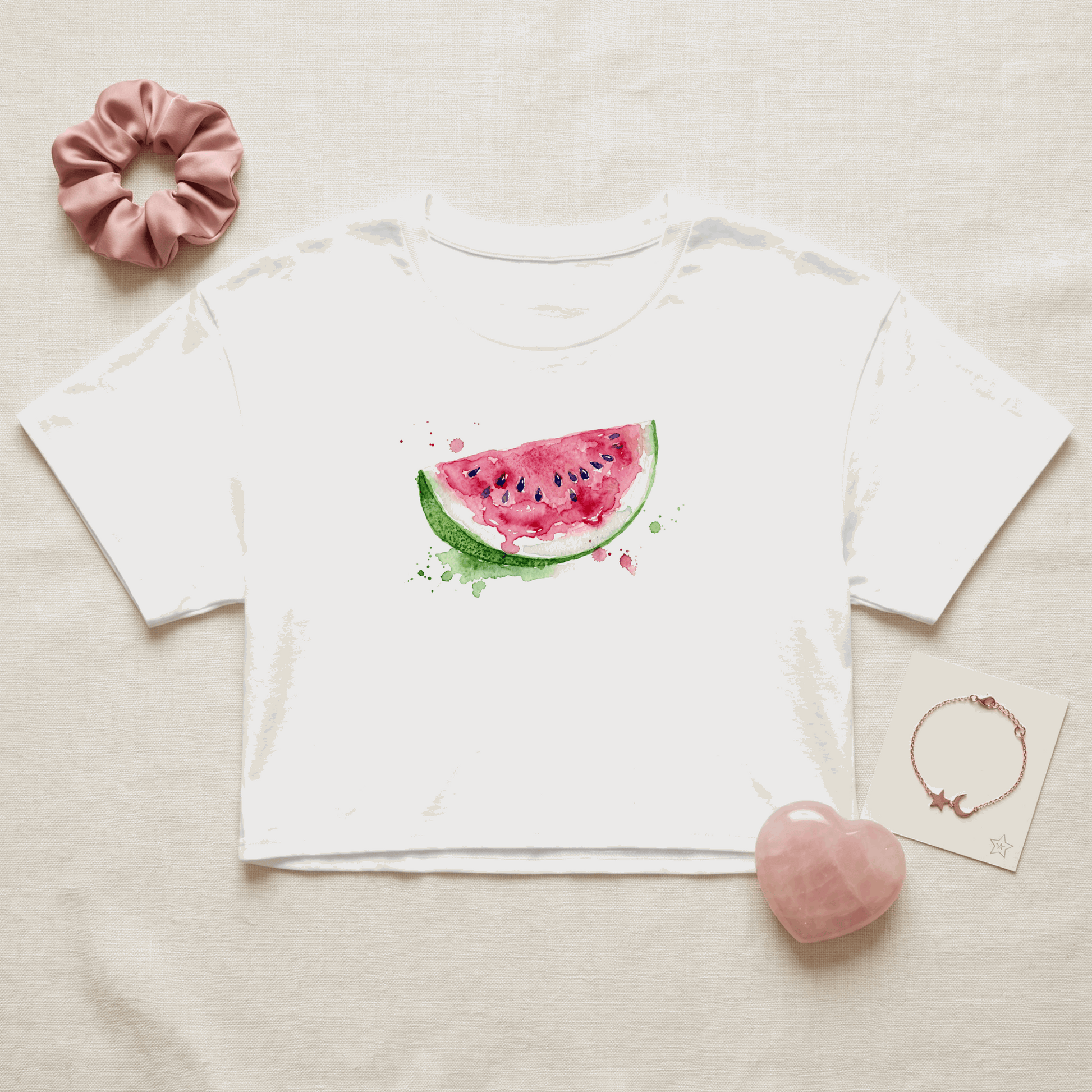 Summer Melon Crop Top