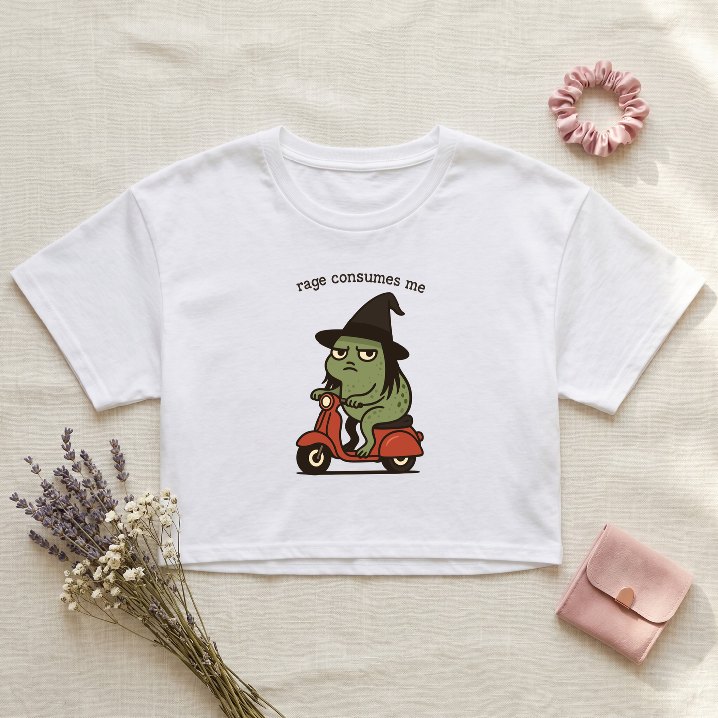 Rage Consumes Crop Top