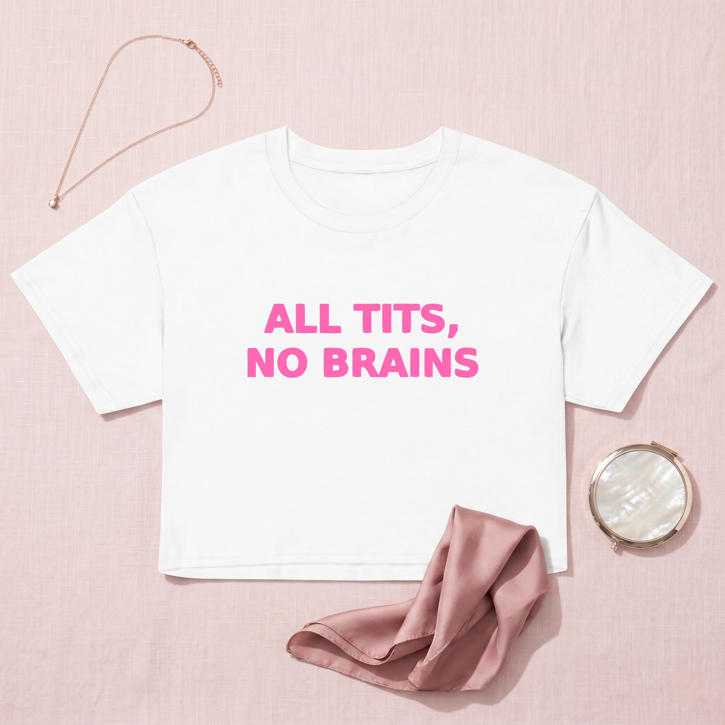 No Brains Crop Top