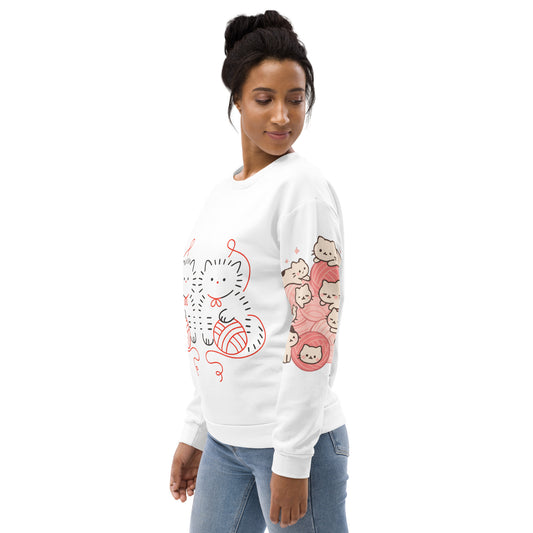 Neko Knotty Twins Recycled Sweatshirt (Unisex)
