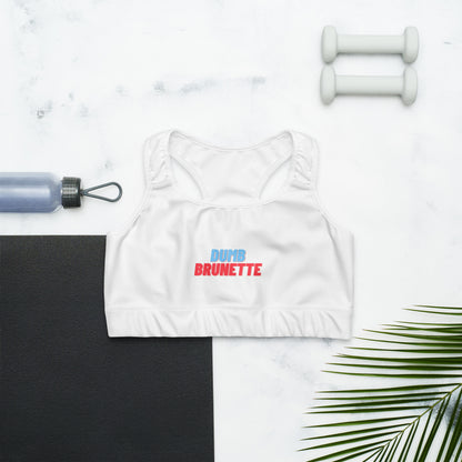 Dumb Brunette Sports Bra