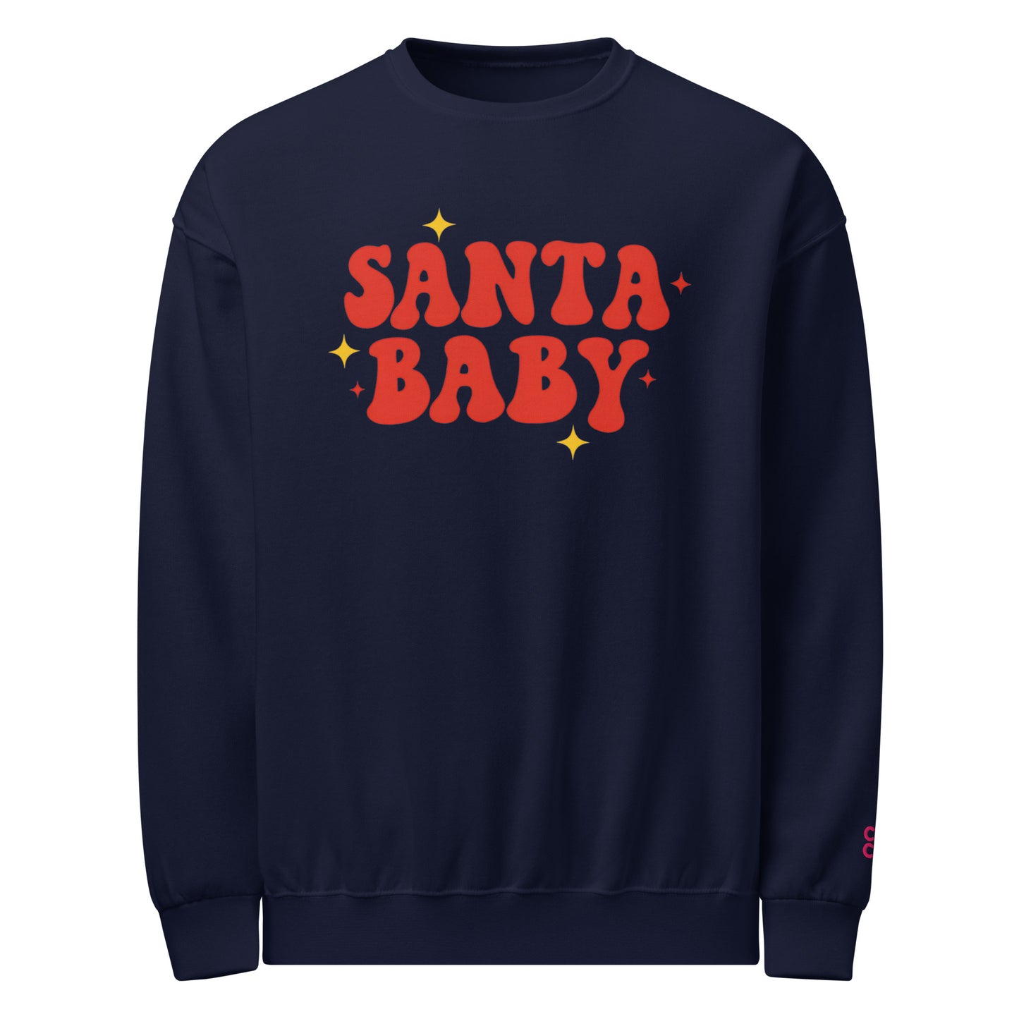 • Santa Baby Christmas sweatshirt in blue – unisex holiday jumper
