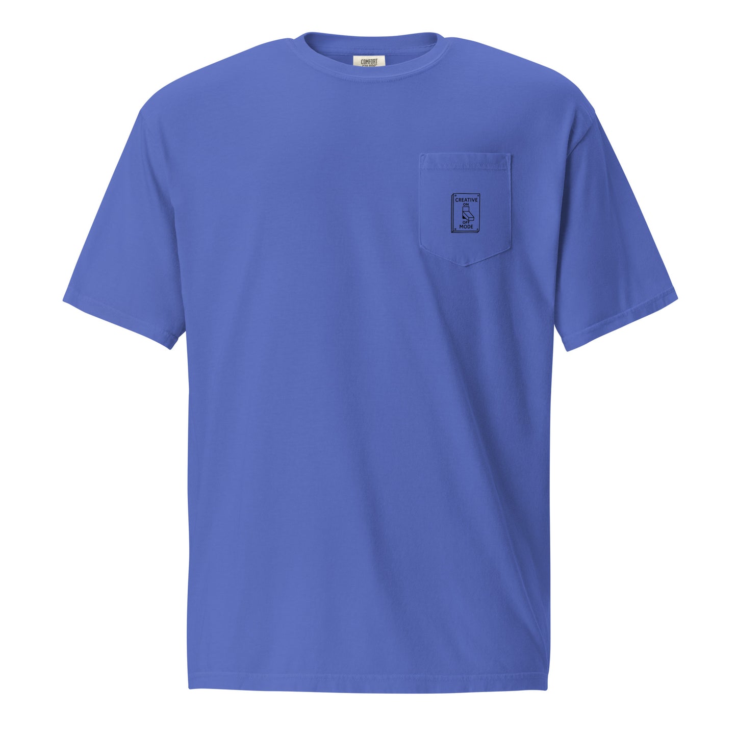 Creative Mode unisex pocket tee in light blue – ChibiChibi