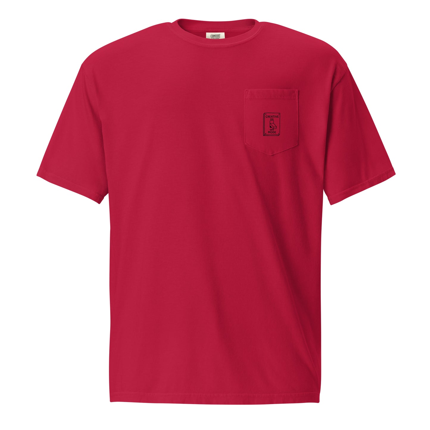 Creative Mode unisex pocket tee in light red – ChibiChibi