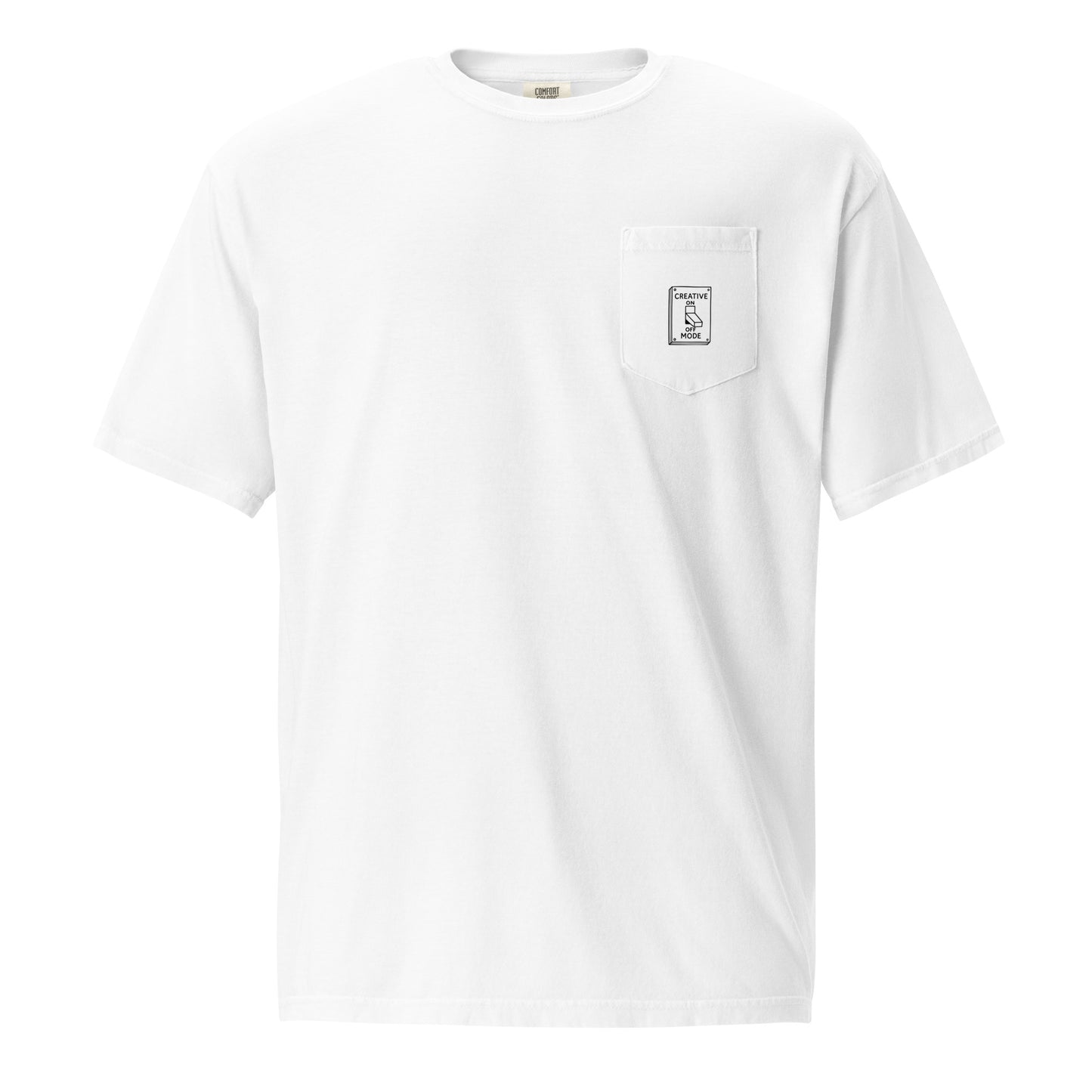 Creative Mode unisex pocket tee in light white – ChibiChibi