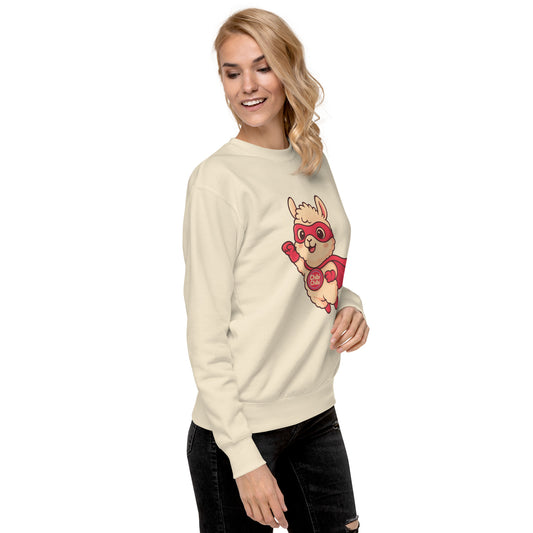 Llamii Mighty Fluff Premium Sweatshirt (Unisex)