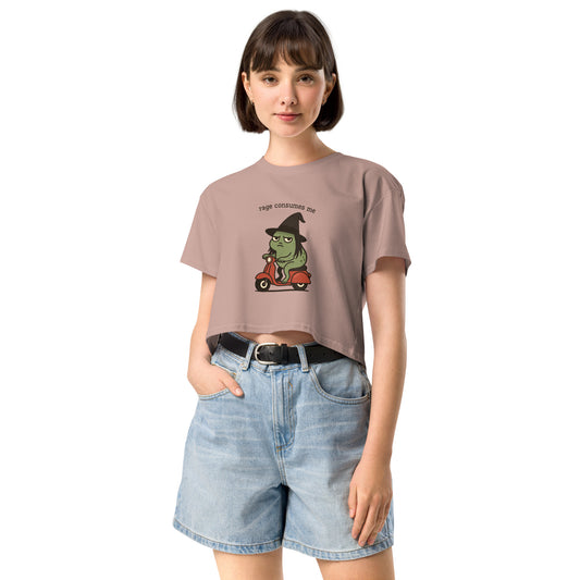 Rage Consumes Crop Top