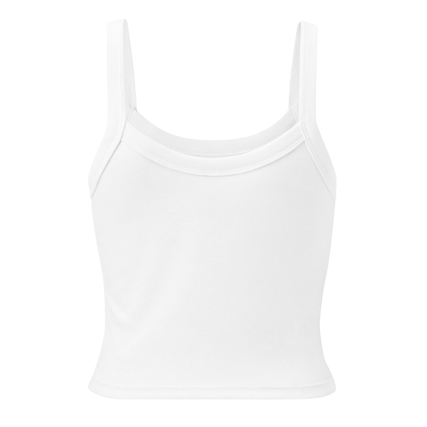 White tank top on a white background