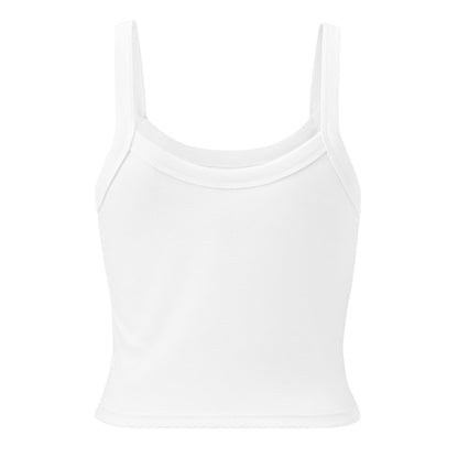 White tank top on a white background